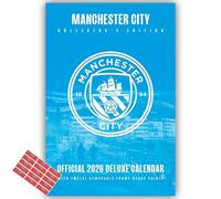 Manchester City Calendar 2026 Deluxe Collectors Edition with FREE Organisational Stickers