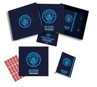 Manchester City Calendar 2026 Musical Football Giftbox Calendar Diary & Pen gift set with FREE Organisational Stickers Included