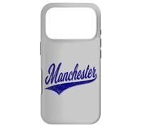 MANCHESTER CITY ENGLAND VARSITY SCRIPT CLASSIC SPORT JERSEY Case for iPhone 17 Pro