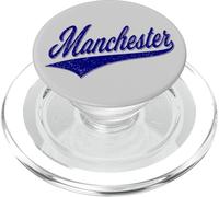 MANCHESTER CITY ENGLAND VARSITY SCRIPT CLASSIC SPORT JERSEY PopSockets PopGrip for MagSafe