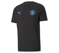 Manchester City Essentials Kids Tee - Black - Size 11/12 Years