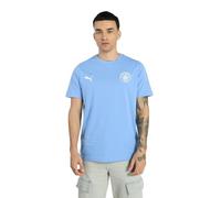 Manchester City Essentials Tee - Unisex - Blue - Large