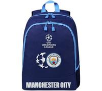 MANCHESTER CITY F.C. Backpack for Men Teens, Rucksack for Work, Boys School Bag, Sports Travel Supporters' Merchandise Gear, Football Gifts for Men (Navy)
