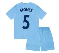 Manchester City F.C. Boys Stones 5 Sublimation Short Pyjamas Navy 10-11 Years