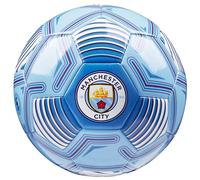 Manchester City F.C. Football Soccer Ball for Adults Teenagers Kids Training Football Size 3, 4 or 5 Man City Merchandise (Blue, Size 5)