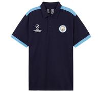 MANCHESTER CITY F.C. Mens Polo Shirt, Short Sleeve Collared T-Shirt Buttoned