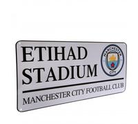 Manchester City FC Football Metal Wall Road Street Sign Etihad Stadium Official