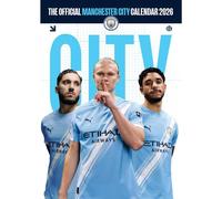 Manchester City FC 2026 A3 Wall Calendar Manchester City FC Multicolor