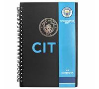 MANCHESTER CITY FC A5 Spiral Notebook, Notebooks, Lined Pages, Sports, Gift