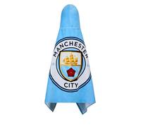 MANCHESTER CITY FC Boys Hooded Towel - Kids Poncho 100% Cotton Towel - Man City Beach Swimming Wrap & Bath Robe