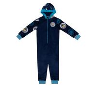 MANCHESTER CITY FC Boys Pyjamas All-In-One Loungewear Kids Official Gift