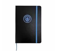 MANCHESTER CITY FC Classic Crest A5 Notebook, Notebooks, Lined Pages, Gift