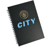 Manchester City Fc Cut Out A5 Notebook Black/blue/gold (21Cm X 14Cm)