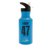 Manchester City Fc Foden Aluminium Water Bottle Blue (One Size)