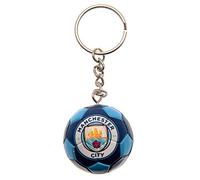 Manchester City FC Football Keyring (One Size) (Blue)