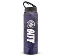 Manchester City FC HD Printed Aluminium Drinks Bottle - New Official Merchandise