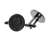 Manchester City FC Ion Plated Cufflinks (One Size) (Black)