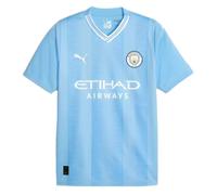 Manchester City FC Men's Personalised 2023 2024 Man City Home Shirt in Blue | Size: Medium Manchester City FC Blue M