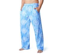 Manchester City FC Mens Pyjamas Comfy Nightwear Pyjama Bottoms Men Teenagers Lounge Wear Cotton PJs Man City Gifts for Men (XL, Light Blue)