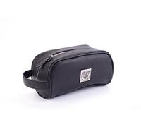 Manchester City FC **New** 2020 Official Washbag - Premium Leather-like Bag with Metal Badge - Great Gift for any special occasion. Best Gift for Dad and Kids