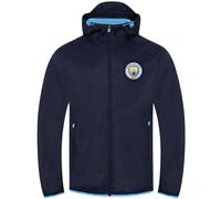 Manchester City FC Official Football Gift Mens Shower Jacket Windbreaker