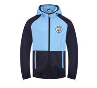 Manchester City FC Official Football Gift Mens Shower Jacket Windbreaker