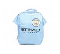 Manchester City FC Official Football Kit Lunch Bag (One Size) (Light Blue)