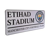 Manchester City FC Official Football Metal Street Sign