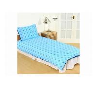 Manchester City Fc Official Single Duvet & Pillowcase Set Blue/white (One Size)