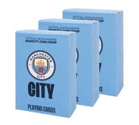Manchester City FC Playing Cards in Light Blue | Size: 1 Pack Manchester City FC Light Blue 1 Pack