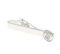 Manchester City FC Silver Plated Tie Slide One Size