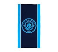 Character World Official Manchester City FC Towel | Super Soft Feel, Badge Football Club Design | Perfect The Home, Bath, Beach & Swimming Pool | One Size 75cm x 150cm | 100% Cotton