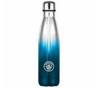 Manchester City FC Water Bottle Stainless Steel Vacuum Flask Metallic Ombre Official Licensed
