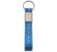 Manchester City Football Club Official Silicone Key Ring Chain Team Crest Badge