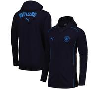Manchester City Football Jacket Casuals Hoody Navy Puma Mens Premier League