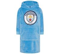 MANCHESTER CITY Football Oversized Wearable Blanket Hoodie - 8-10 Years 140cm Blue