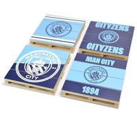 Manchester City Four Pack Pallet Coaster Set