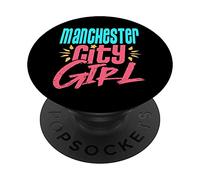 Manchester City Girl Souvenir PopSockets Swappable PopGrip