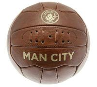 Manchester City F.C. Football, Size 5, Faux Leather, Official Branding, Unisex-Adults