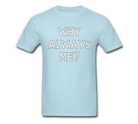 Manchester City Junior Mario Balotelli Why Always Me T-Shirt in Blue | Size: 7-8 Years Manchester City Blue 7-8 Years