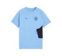 Puma Manchester City Fc Tech Short Sleeve T-shirt Blue 13-14 Years Kids