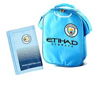 Manchester City Kit Design Lunch Bag and Fade Wallet Combo