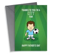 MANCHESTER CITY MAN CITY Father's Day Card 8600
