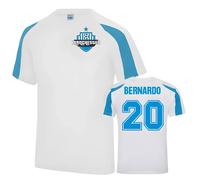 Manchester City Men's Bernardo Silva Sports Training Jersey in White | Size: Medium Manchester City White M
