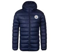MANCHESTER CITY Mens Jacket Hooded Winter Quilted Official Football Gift