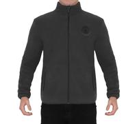 Manchester City Men's Official Full Zip Fleece Jacket - Grey, Medium