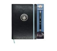 Manchester City Notebook & Pen A5 Executive Premium Official Football Gift