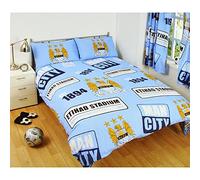 Manchester City Official Double Duvet Cover Set - Multi-Colour