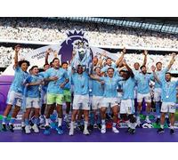 Manchester City Premiership Champions 2023/2024 A4 Photo Print