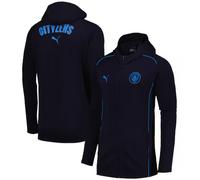 Manchester City PUMA Casuals Hoody Jacket - Navy